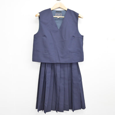 【中古】北海道 早来中学校 女子制服 3点 (ブレザー・ベスト・スカート) sf091207