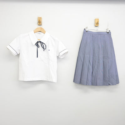 【中古】鹿児島県 武岡台高等学校 女子制服 3点 (ブラウス・スカート) sf091211