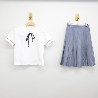 【中古】鹿児島県 武岡台高等学校 女子制服 3点 (ブラウス・スカート) sf091212