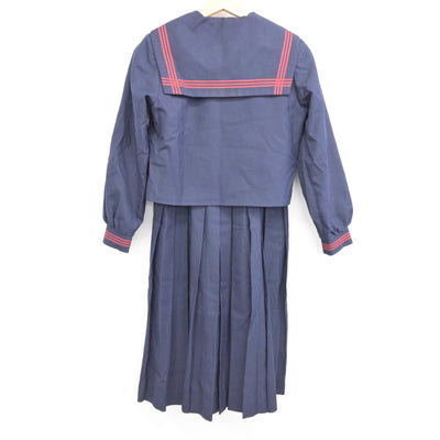 【中古】鹿児島県 鹿児島市立南中学校/旧制服 女子制服 3点 (セーラー服・ジャンパースカート) sf091226