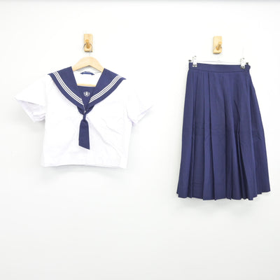 【中古】鹿児島県 鹿児島市立南中学校/旧制服 女子制服 3点 (セーラー服・スカート) sf091228