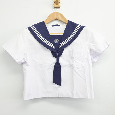【中古】鹿児島県 鹿児島市立南中学校/旧制服 女子制服 3点 (セーラー服・スカート) sf091229