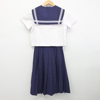 【中古】鹿児島県 鹿児島市立南中学校/旧制服 女子制服 3点 (セーラー服・スカート) sf091230