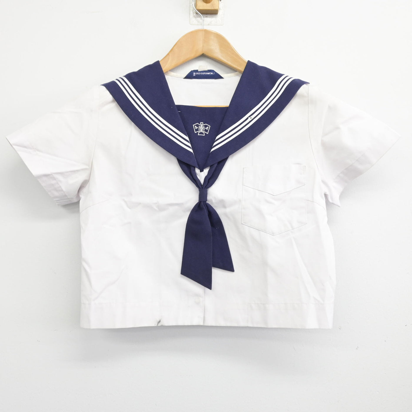 【中古】鹿児島県 鹿児島市立南中学校/旧制服 女子制服 3点 (セーラー服・スカート) sf091230