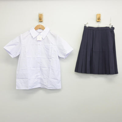 【中古】神奈川県 江陽中学校 女子制服 2点 (シャツ・スカート) sf091237