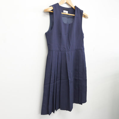 【中古】神奈川県 江陽中学校 女子制服 1点 (ジャンパースカート) sf091238