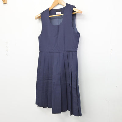 【中古】神奈川県 江陽中学校 女子制服 1点 (ジャンパースカート) sf091238