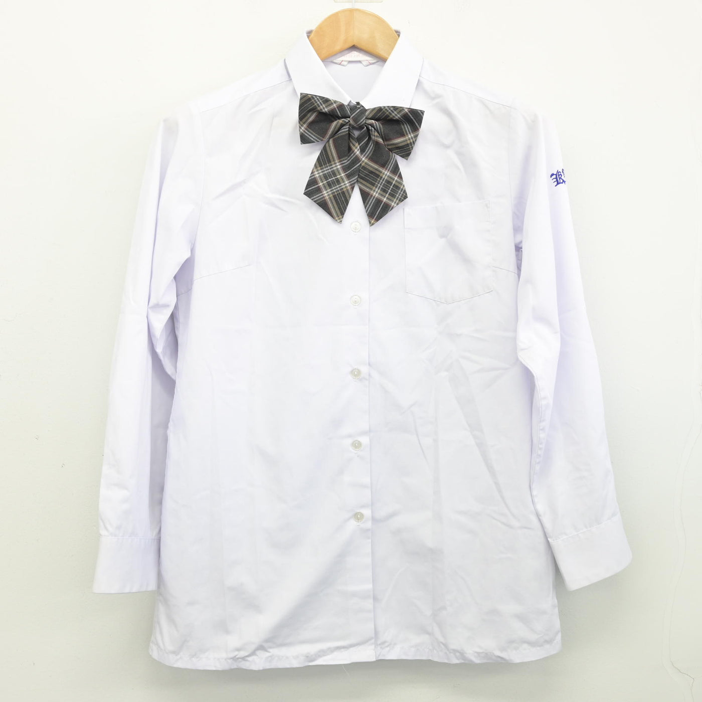 【中古】鹿児島県 鹿児島情報高等学校 女子制服 4点 (ブレザー・シャツ・スカート) sf091250