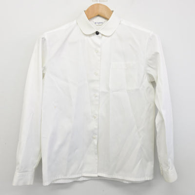 【中古】福島県 会津高等学校 女子制服 2点 (ニット・シャツ) sf091252