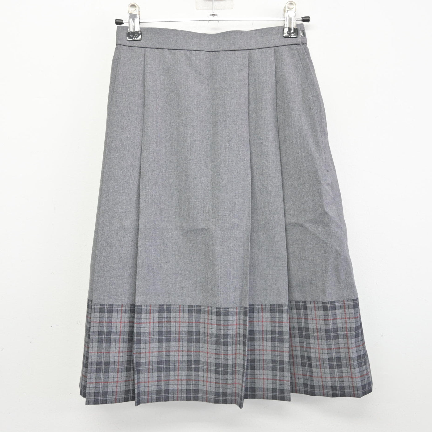 【中古】神奈川県 北鎌倉女子学園中学校?高等学校 女子制服 2点 (ベスト・スカート) sf091259