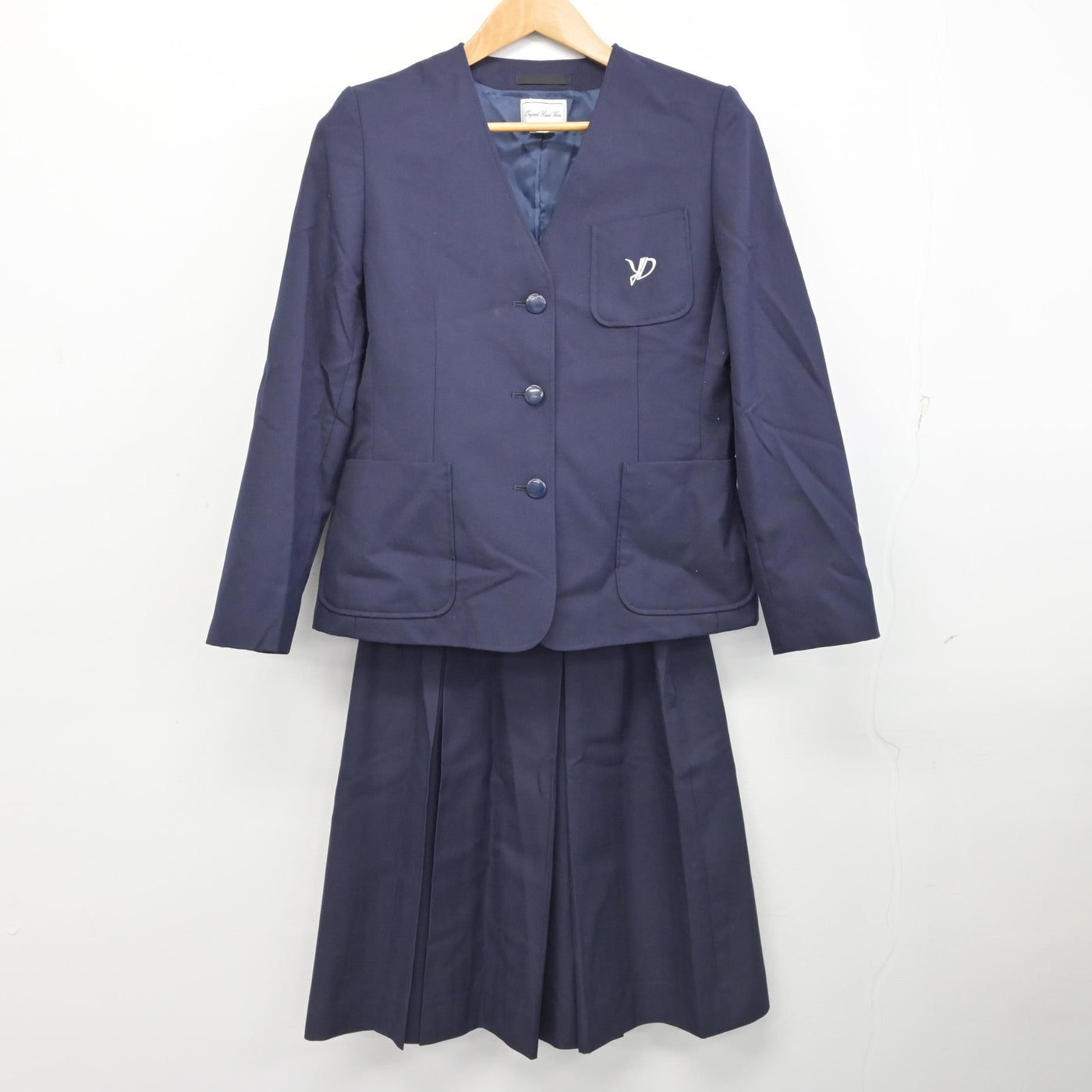 【中古】神奈川県 洋光台第一中学校 女子制服 3点 (ブレザー・ベスト・スカート) sf091264
