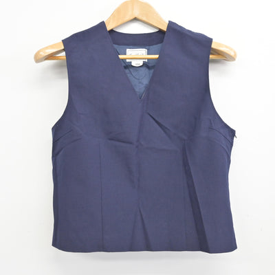 【中古】神奈川県 洋光台第一中学校 女子制服 2点 (ベスト・スカート) sf091265
