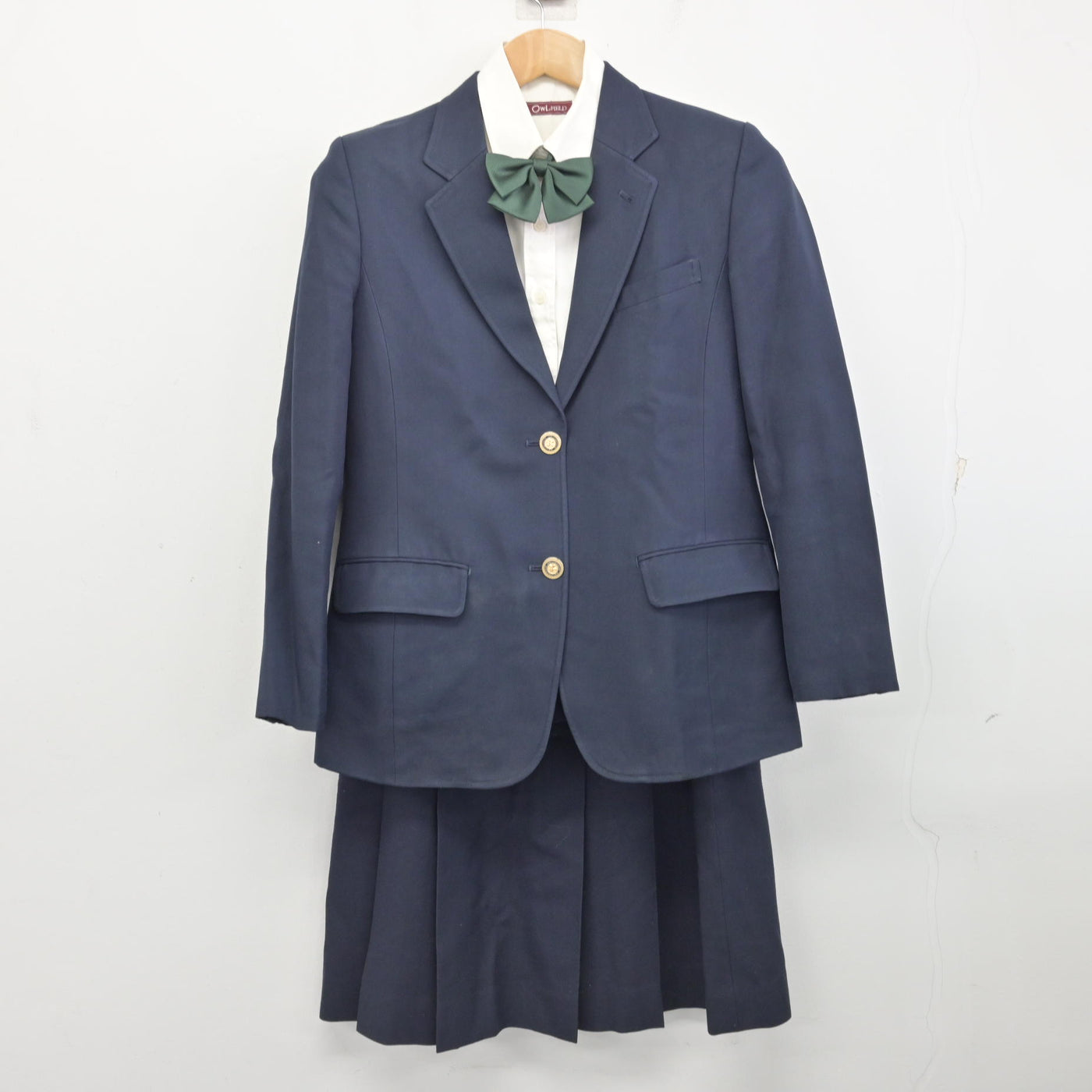 【中古】東京都 明治学院東村山高等学校 女子制服 4点 (ブレザー・シャツ・スカート) sf091266