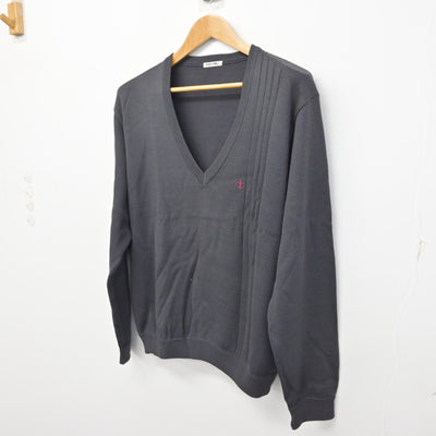 【中古】神奈川県 横須賀学院高等学校 女子制服 1点 (ニット) sf091271