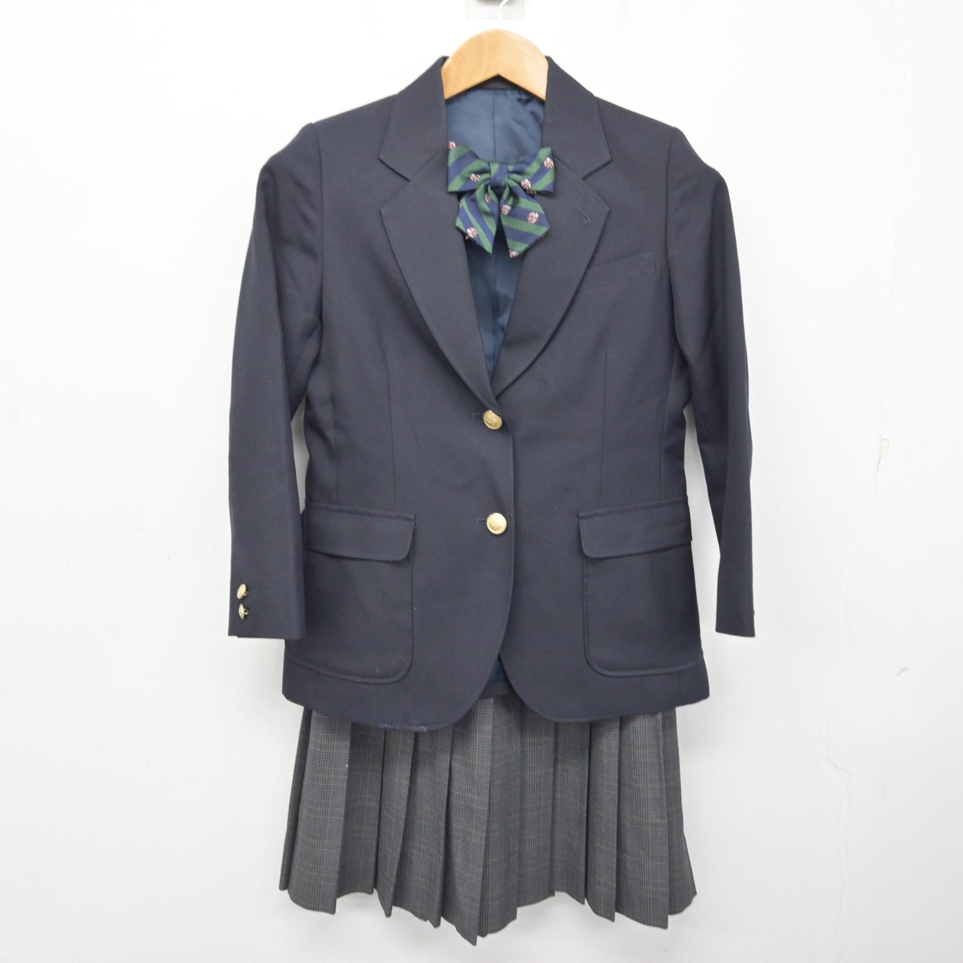 【中古】東京都 稲城第六中学校 女子制服 3点 (ブレザー・スカート) sf091272