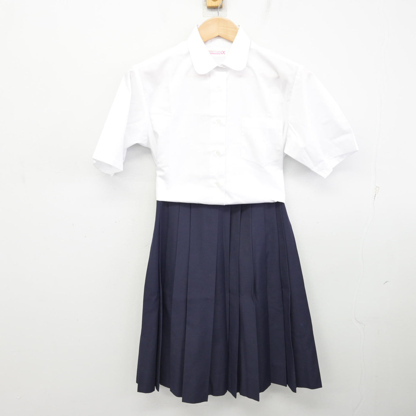 【中古】北海道 東白石中学校 女子制服 3点 (ベスト・シャツ・スカート) sf091281