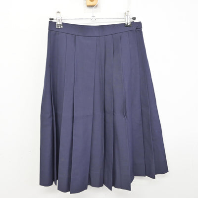 【中古】北海道 東白石中学校 女子制服 3点 (ベスト・シャツ・スカート) sf091281
