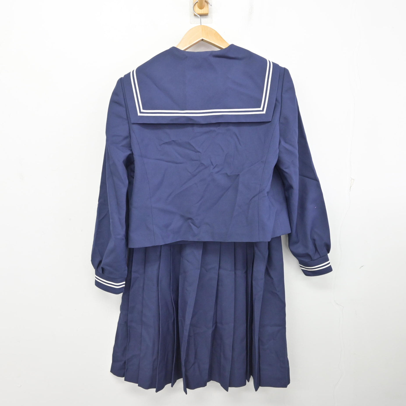 【中古】千葉県 小金中学校 女子制服 3点 (セーラー服・スカート) sf091282