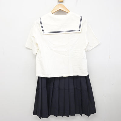 【中古】愛知県 桜花学園高等学校 女子制服 2点 (セーラー服・スカート) sf091289