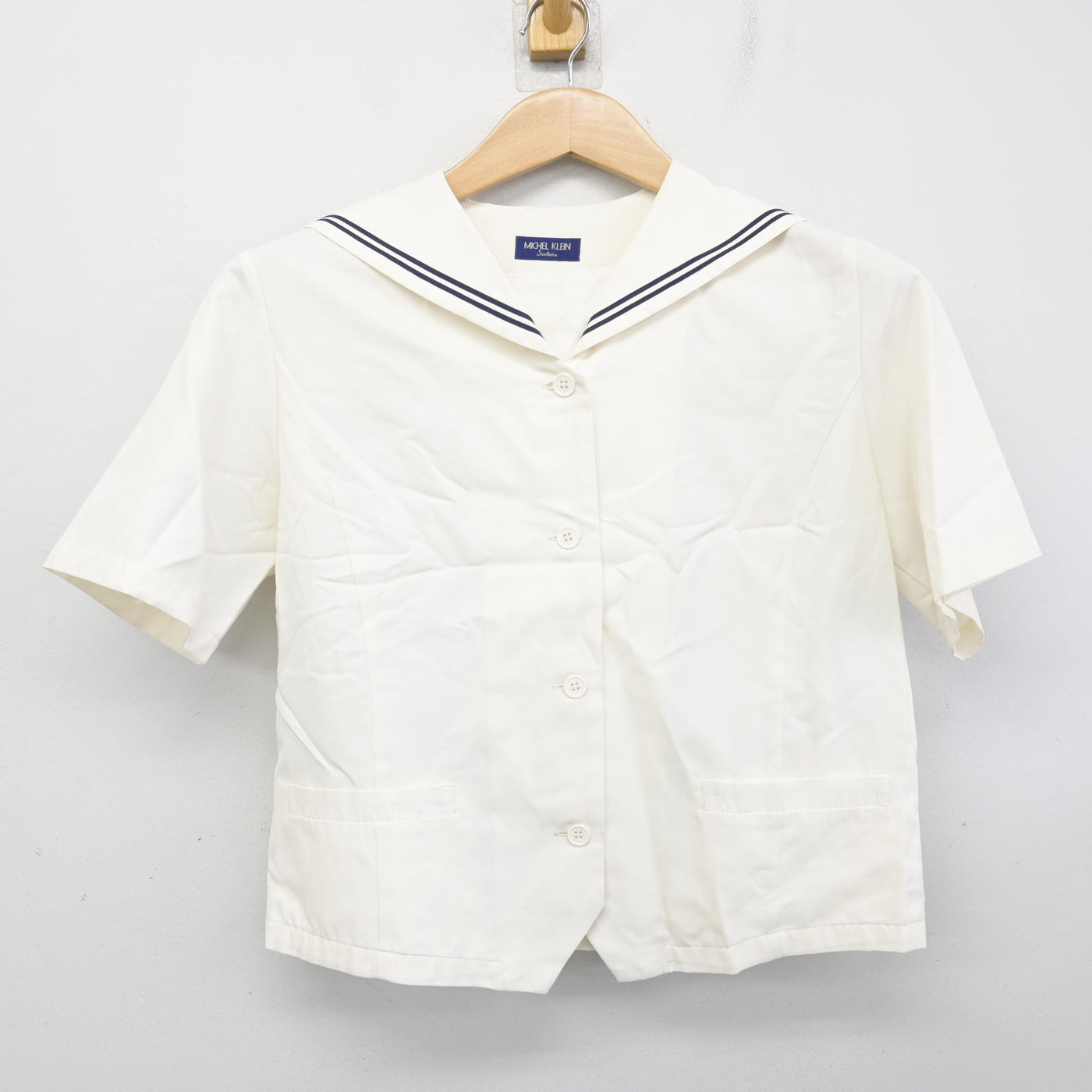 【中古】愛知県 桜花学園高等学校 女子制服 2点 (セーラー服・スカート) sf091289