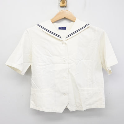 【中古】愛知県 桜花学園高等学校 女子制服 2点 (セーラー服・スカート) sf091289