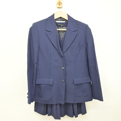 【中古】千葉県 習志野高等学校 女子制服 3点 (ブレザー・ベスト・スカート) sf091292