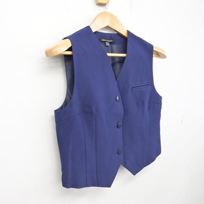 【中古】千葉県 習志野高等学校 女子制服 1点 (ベスト) sf091293
