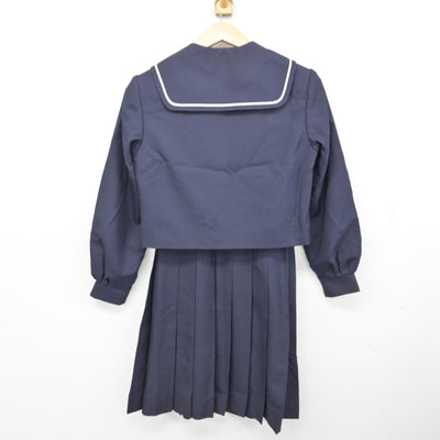 【中古】北海道 恵庭市立恵み野中学校 女子制服 3点 (セーラー服・スカート) sf091295