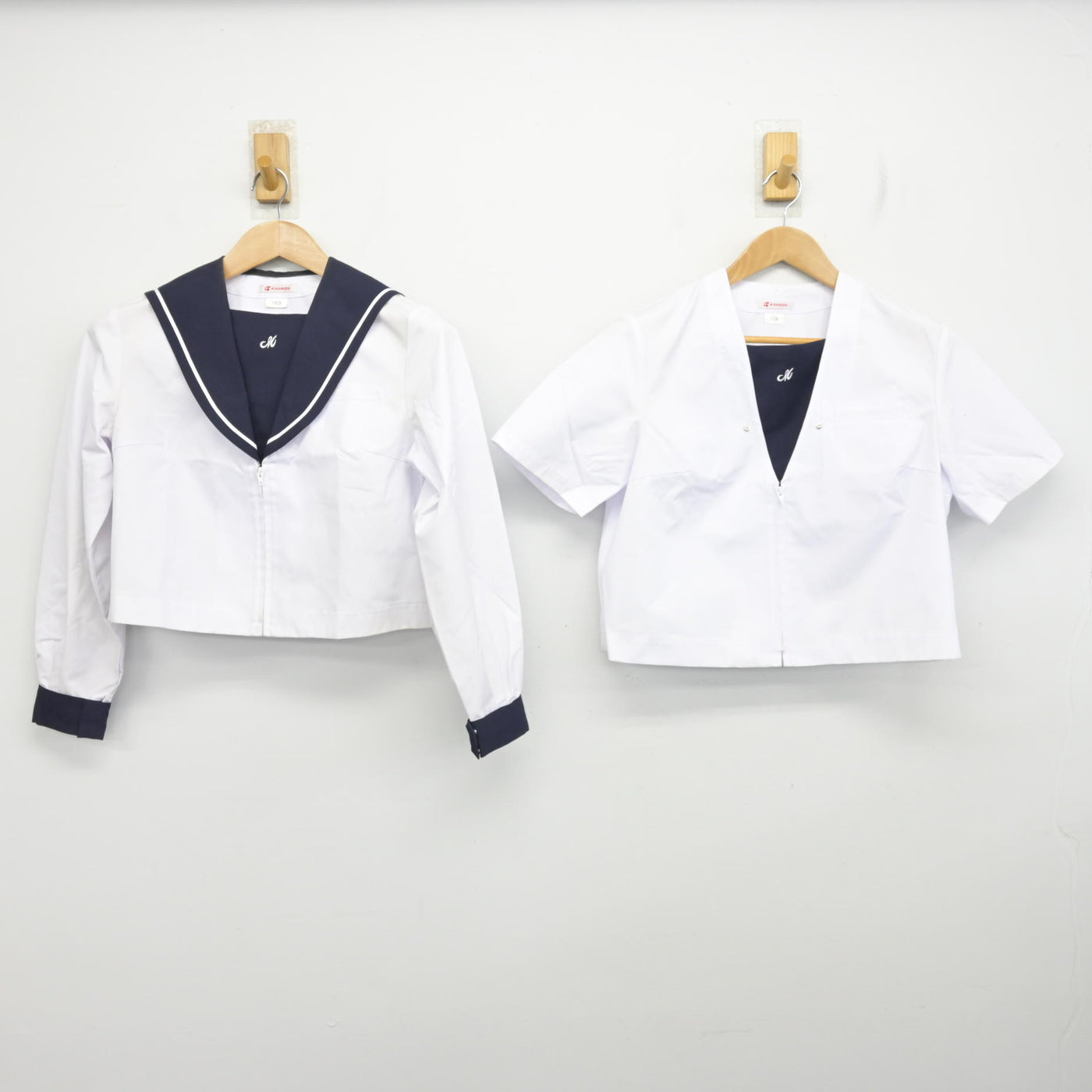 【中古】北海道 恵庭市立恵み野中学校 女子制服 2点 (セーラー服・セーラー服) sf091296