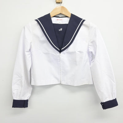 【中古】北海道 恵庭市立恵み野中学校 女子制服 2点 (セーラー服・セーラー服) sf091296