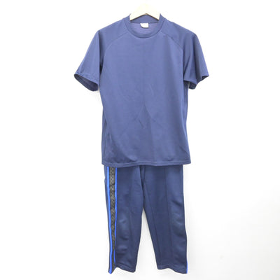 【中古】北海道 恵庭市立恵み野中学校 女子制服 3点 (ジャージ 上・体操服 上・ジャージ 下) sf091299