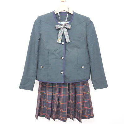 【中古】大阪府 大阪桐蔭中学校・高等学校 女子制服 4点 (ブレザー・ベスト・スカート) sf091302