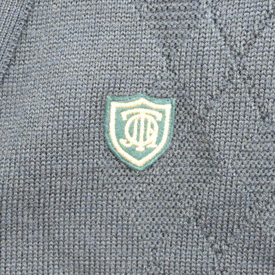 【中古】大阪府 大阪桐蔭中学校・高等学校 女子制服 2点 (ニット・ニット) sf091304