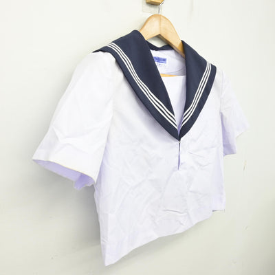【中古】愛知県 蒲郡中学校 女子制服 1点 (セーラー服) sf091307