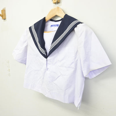 【中古】愛知県 蒲郡中学校 女子制服 1点 (セーラー服) sf091307