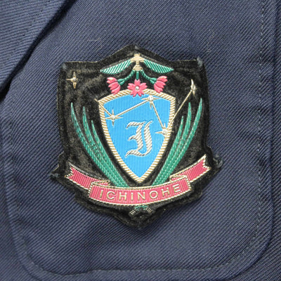 【中古】岩手県 一戸高等学校 女子制服 3点 (ブレザー・ニット・スカート) sf091312
