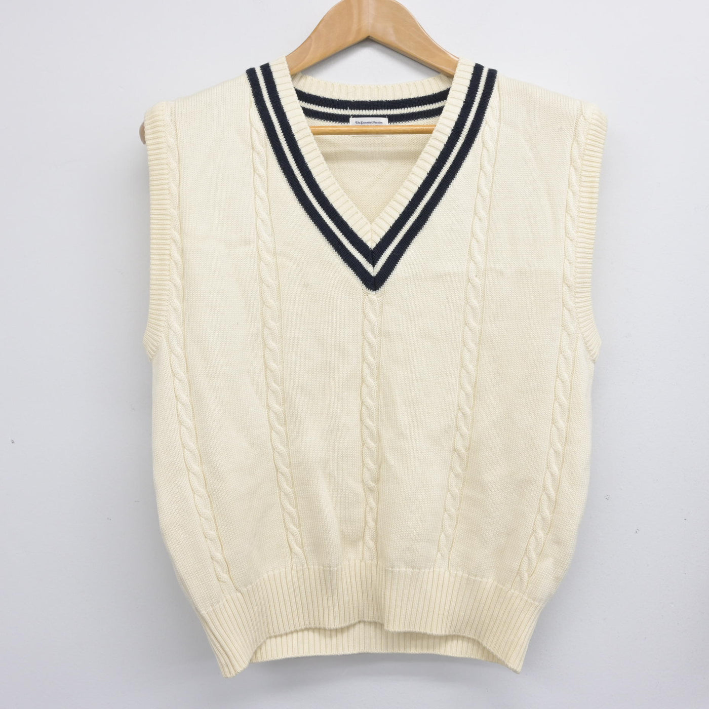 【中古】岩手県 一戸高等学校 女子制服 2点 (ニットベスト・スカート) sf091313