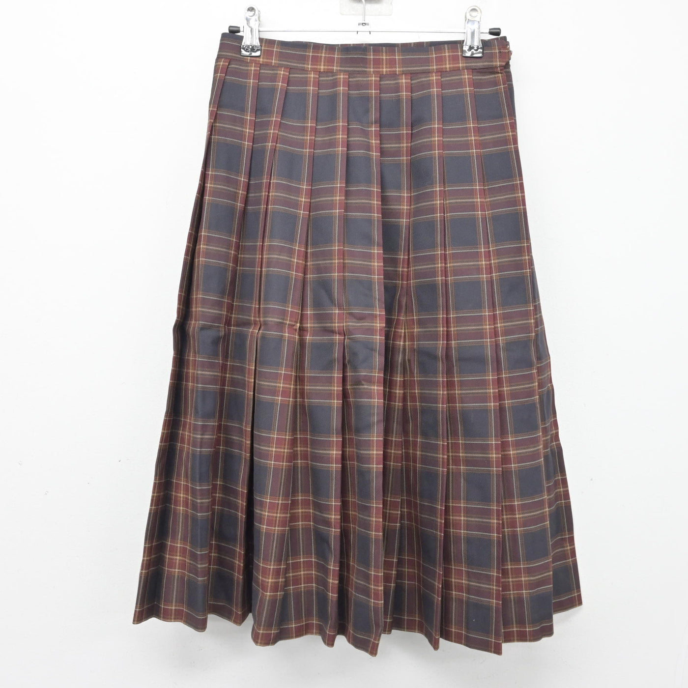 【中古】岩手県 一戸高等学校 女子制服 2点 (ニットベスト・スカート) sf091313