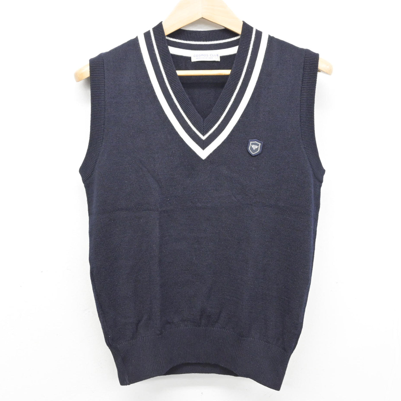 【中古】兵庫県 東洋大学附属姫路高等学校 女子制服 2点 (ニット・ニットベスト) sf091318