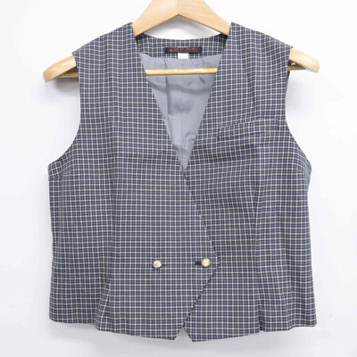 【中古】佐賀県 有田工業高等学校 女子制服 3点 (ベスト・シャツ) sf091322