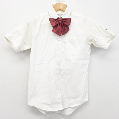 【中古】埼玉県 栄東高等学校 女子制服 4点 (ニットベスト・シャツ・スカート) sf091335