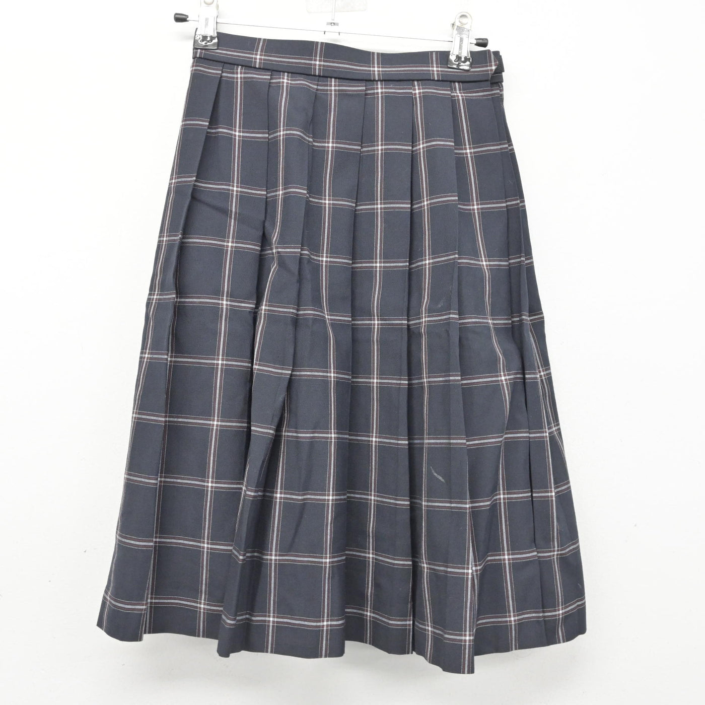 【中古】埼玉県 栄東高等学校 女子制服 4点 (ニットベスト・シャツ・スカート) sf091335