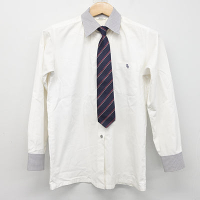 【中古】鳥取県 米子松蔭高等学校 女子制服 4点 (ブレザー・ニット・シャツ) sf091338