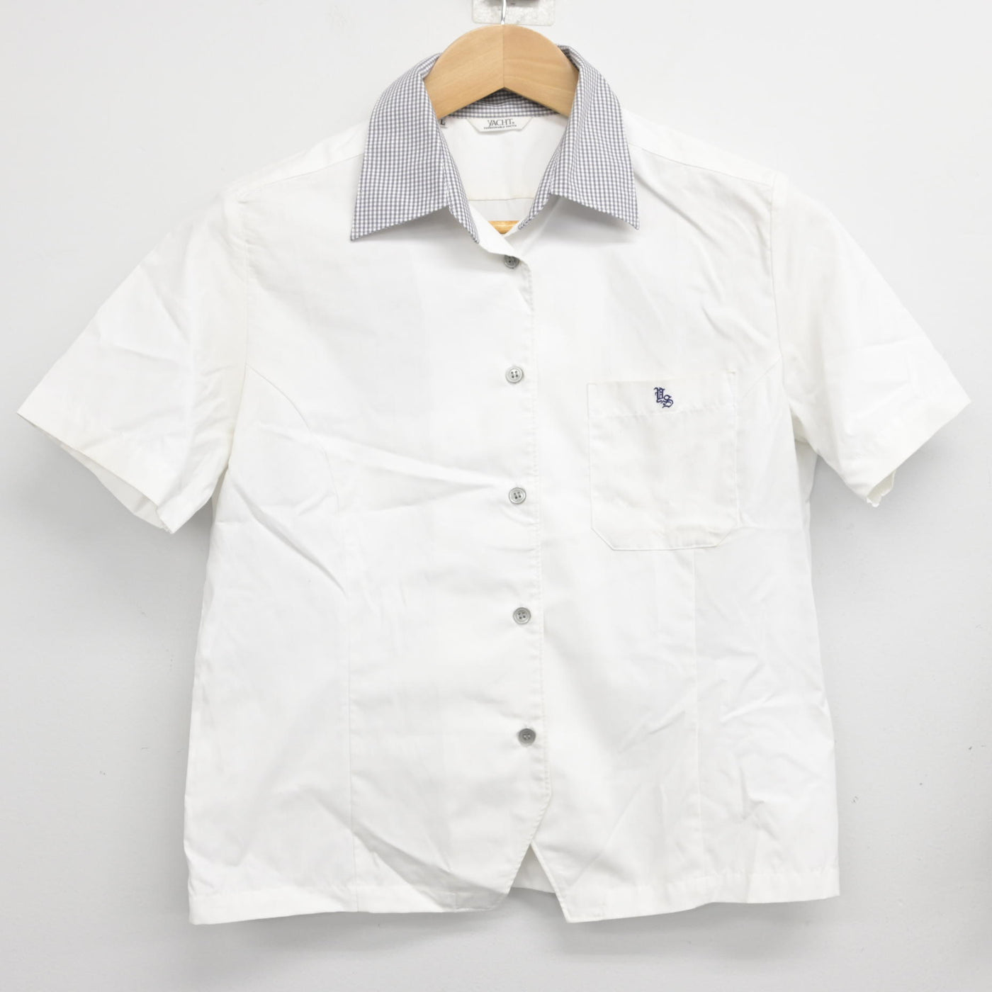 【中古】鳥取県 米子松蔭高等学校 女子制服 2点 (シャツ・スカート) sf091339