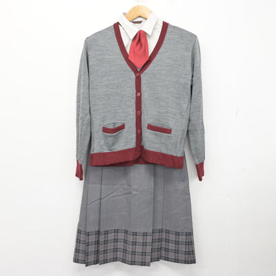 【中古】神奈川県 北鎌倉女子学園高等学校 女子制服 6点 (ブレザー・ニット・シャツ・スカート) sf091342