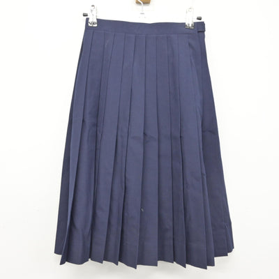 【中古】千葉県 新松戸南中学校 女子制服 2点 (シャツ・スカート) sf091347
