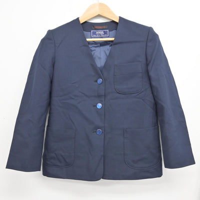 【中古】千葉県 新松戸南中学校 女子制服 4点 (ブレザー・シャツ・スカート) sf091348