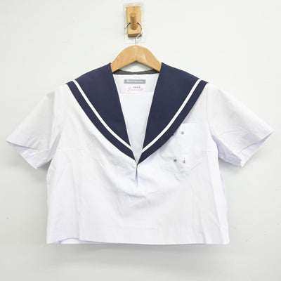 【中古】愛知県 蟹江中学校 女子制服 2点 (セーラー服・スカート) sf091349