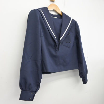 【中古】愛知県 蟹江中学校 女子制服 1点 (セーラー服) sf091351