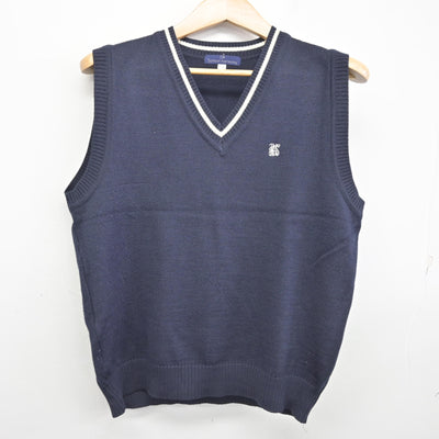 【中古】大阪府 岸和田市立産業高等学校 女子制服 3点 (ニットベスト・ニット) sf091353